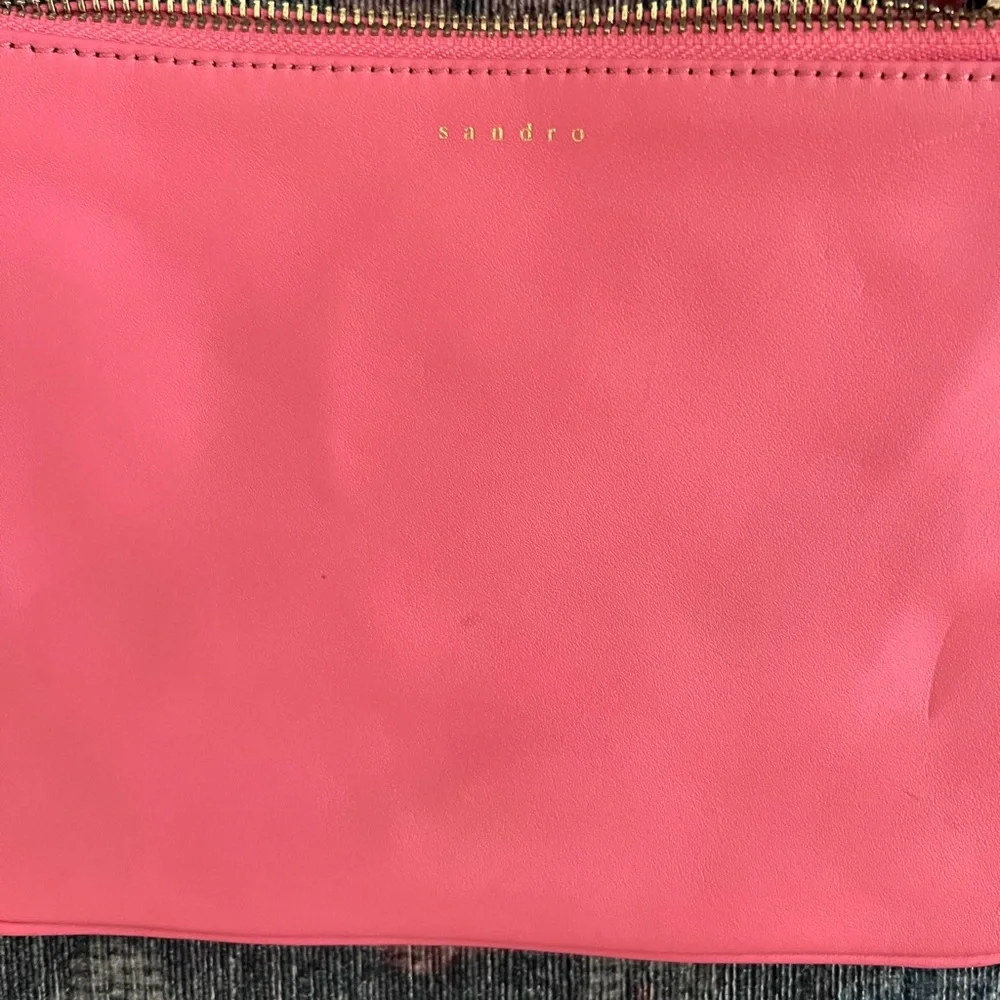 Sandro Pink Crossbody Purse
